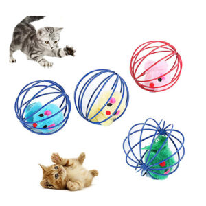 BALL MOUSE  IN CAGE