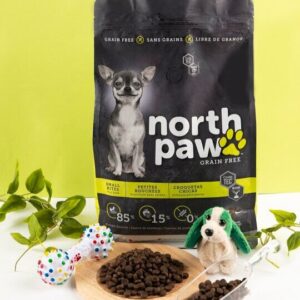 North paw GRAINFREE SMALL BITES DOG FOOD 2.72kg