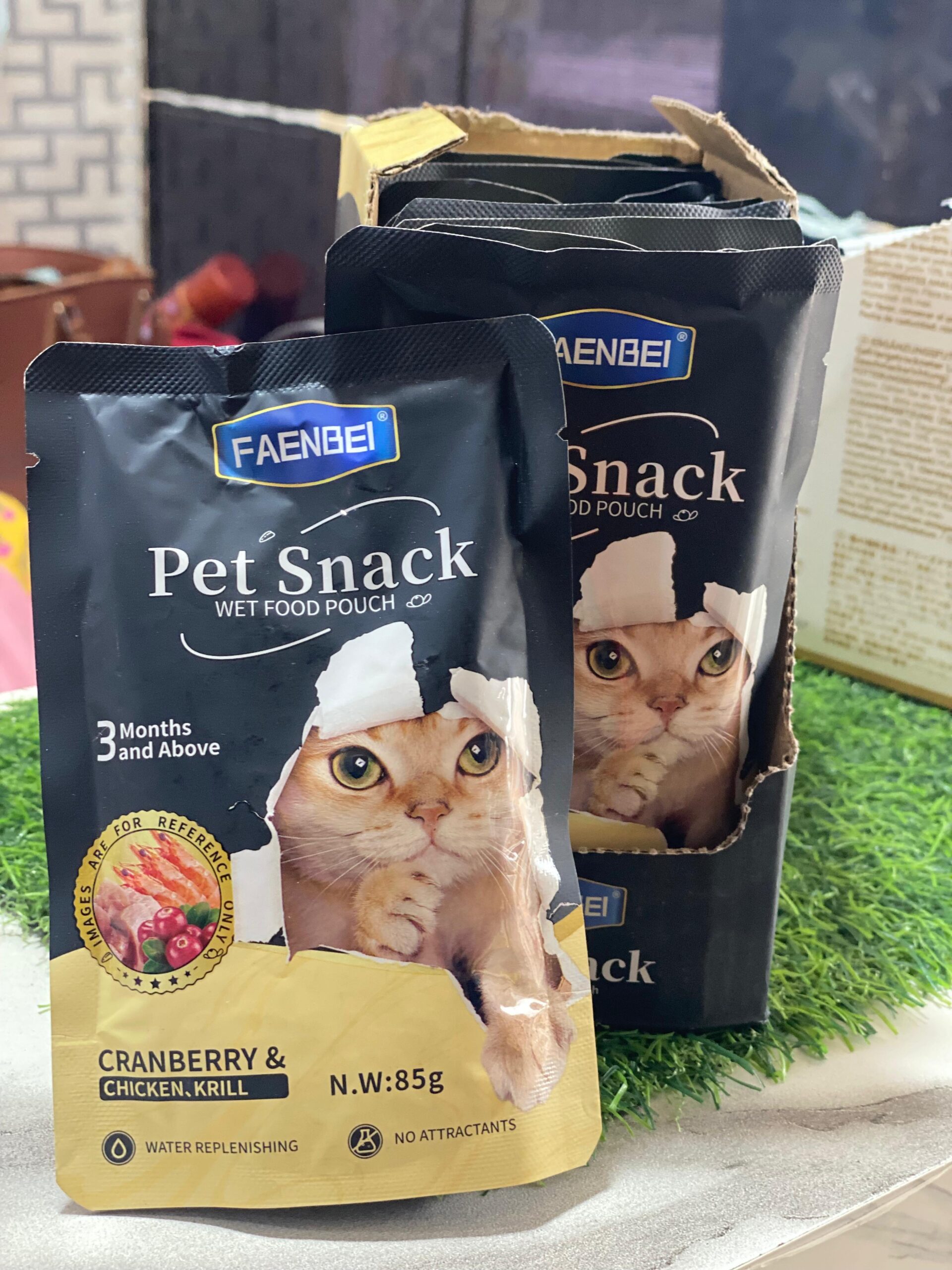 FAENBEI WET FOOD 85G CRANBERRY CHICKEN KRILL