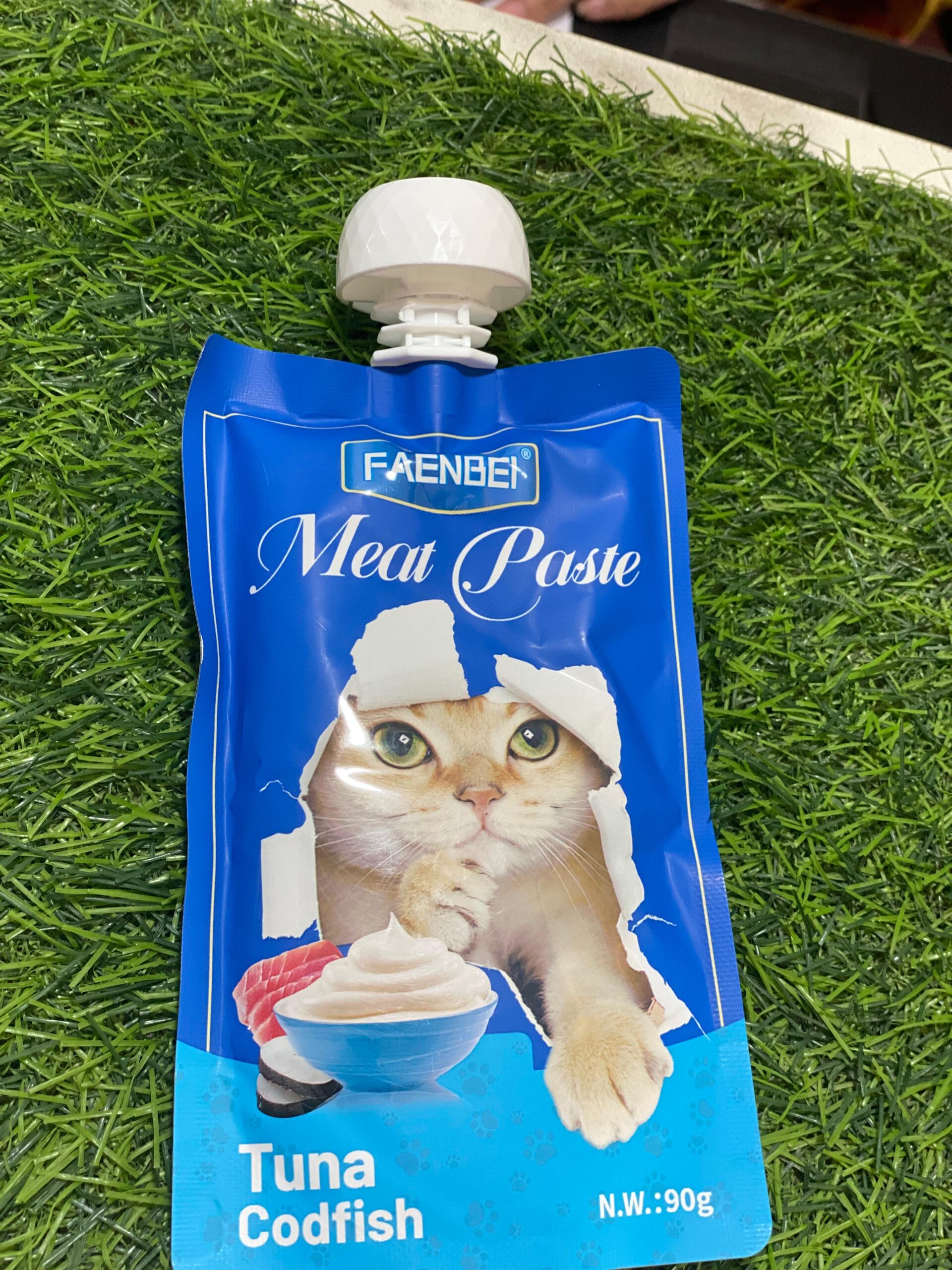 FAENBEI MEATT PAST TUBE 90G TUNA CODFISH