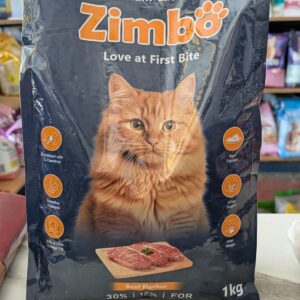 ZIMBO CAT FOOD BEEF  1KG