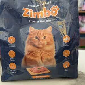ZIMBO CAT FOOD BEEF 450G